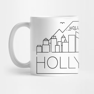 Hollywood Minimal Skyline Mug